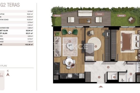 2+1 Appartement à Istanbul, Turkey No. 65052 23