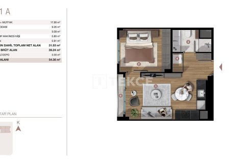 2+1 Appartement à Istanbul, Turkey No. 65052 14