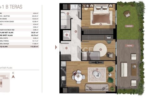 2+1 Appartement à Istanbul, Turkey No. 65052 20