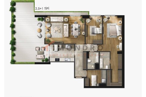 2+1 Apartment in Besiktas, Turkey No. 17360 17