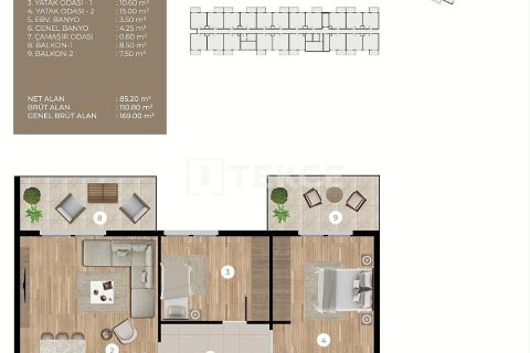 4+1 Apartment in Izmir, Turkey No. 61117 28