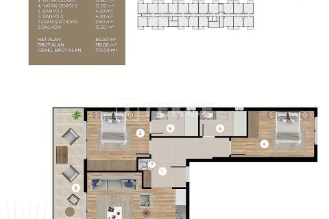 4+1 Apartment in Izmir, Turkey No. 61117 29