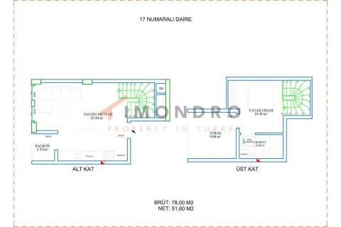 2+1 Apartment en Antalya, Turkey No. 17352 9