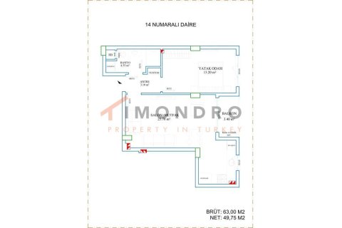 2+1 Apartment en Antalya, Turkey No. 17352 11