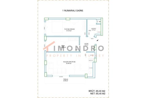 2+1 Apartment en Antalya, Turkey No. 17352 15