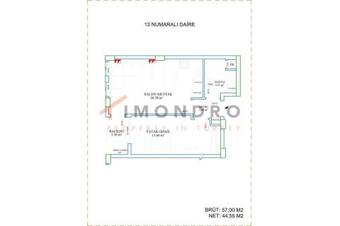 2+1 Apartment en Antalya, Turkey No. 17352 12