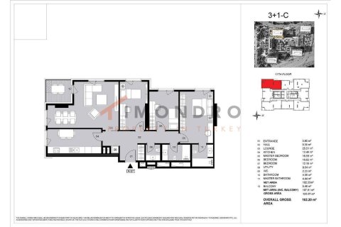 3+1 Apartment in Bahcelievler, Turkey No. 17300 30