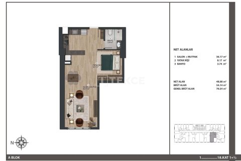 2+1 Apartment in Istanbul, Turkey No. 11393 16