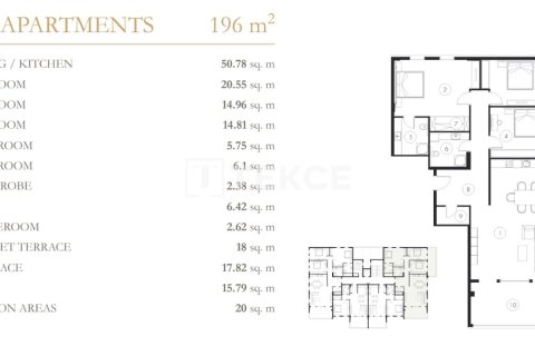 2+1 Penthouse à Alanya, Turkey No. 12100 19