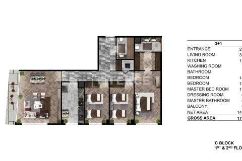 3+1 Appartement à Cinarcik, Turkey No. 21486 11