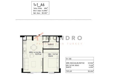 2+1 Appartement à Antalya, Turkey No. 18042 23