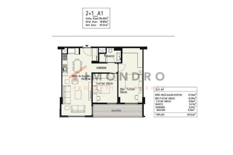 2+1 Apartment en Antalya, Turkey No. 18042 24