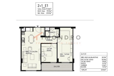 2+1 Appartement à Antalya, Turkey No. 18042 30