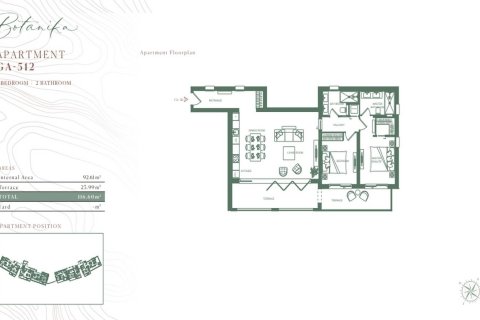 2 chambres Appartement à Tivat, Montenegro No. 66940 17