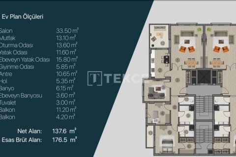 4+1 Appartement à Yomra, Turkey No. 11660 16