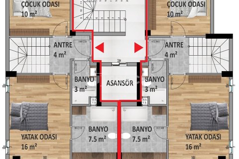 3+1 Appartement à Alanya, Turkey No. 16527 11