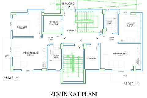 2+1 Apartment in Antalya, Turkey No. 13728 10