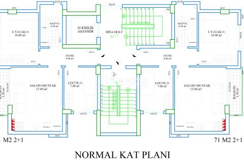 2+1 Apartment in Antalya, Turkey No. 13728 13