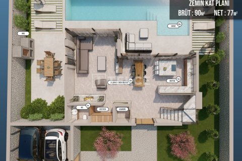 5+1 Villa en Fethiye, Turkey No. 14333 5