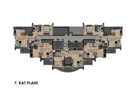 2+1 Apartment in Aksu, Turkey No. 17076 11