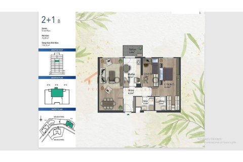 2+1 Appartement à Kâğıthane, Turkey No. 17903 8