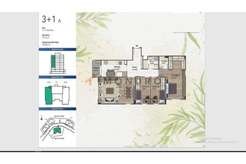 2+1 Appartement à Kâğıthane, Turkey No. 17903 7