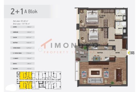 2+1 Appartement à Küçükçekmece, Turkey No. 17867 11