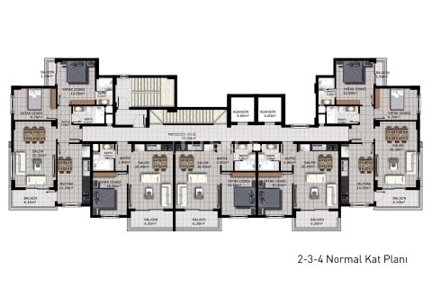 4+1 Penthouse à Alanya, Turkey No. 12871 7