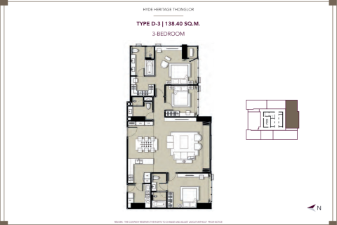 3 dormitorios House en Bangkok, Thailand No. 304 10