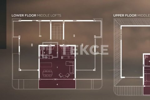 Пентхаус 2+1 в Аланья, Турция №12185 26