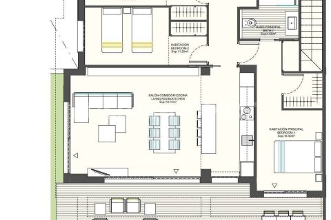 3 dormitorios Apartment en Finestrat, Spain No. 25912 5