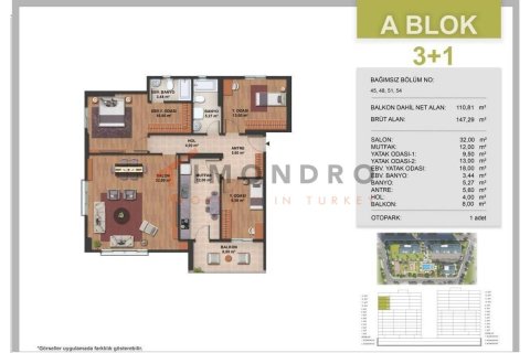 4+1 Appartement à Kartal, Turkey No. 17182 12