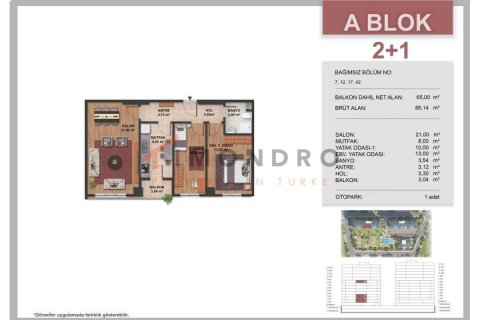 4+1 Appartement à Kartal, Turkey No. 17182 7