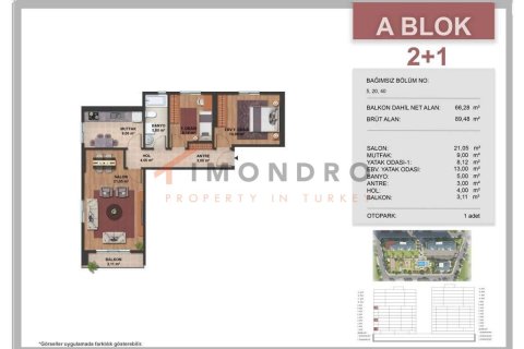 4+1 Appartement à Kartal, Turkey No. 17182 15