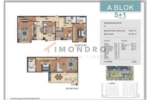 4+1 Appartement à Kartal, Turkey No. 17182 9