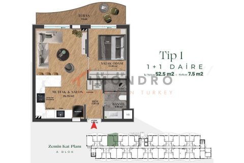 3+1 Appartement à Antalya, Turkey No. 17478 30