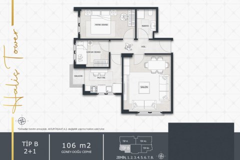 2+1 Apartment in Istanbul, Turkey No. 12314 9