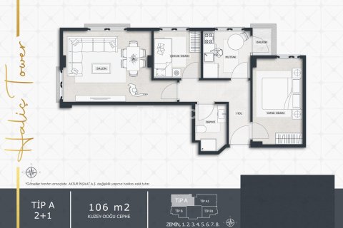 2+1 Apartment en Istanbul, Turkey No. 12314 7