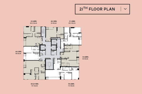 2 chambres Copropriété  à Bangkok, Thailand No. 200 18