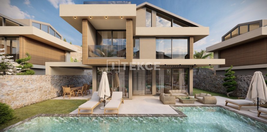 3+1 Villa en Fethiye, Turkey No. 11812