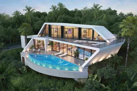 4 dormitorios Villa en Ko Samui, Thailand No. 2828 8