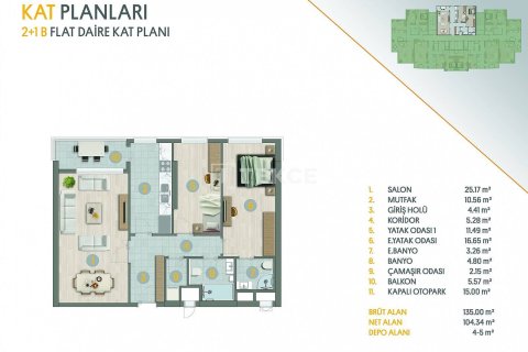 3+1 Appartement à Istanbul, Turkey No. 21985 30