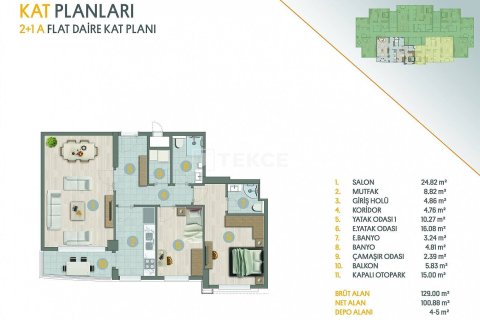 3+1 Apartment en Istanbul, Turkey No. 21985 26