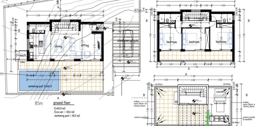 3 dormitorios House en Kissonerga, Cyprus No. 37087