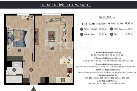 1+1 Appartement à Istanbul, Turkey No. 70892 17