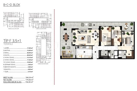 5+1 Apartment in Bursa, Turkey No. 20521 28