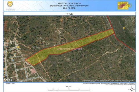 43479m² Land in Souni–Zanatzia, Cyprus No. 42202 1