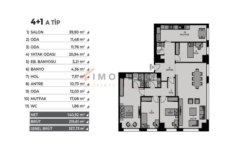 4+1 Apartment in Kadikoy, Turkey No. 17967 25