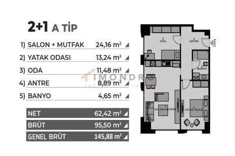 Квартира 4+1 в Кадыкёй, Турция №17967 29