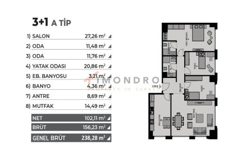 4+1 Apartment in Kadikoy, Turkey No. 17967 28